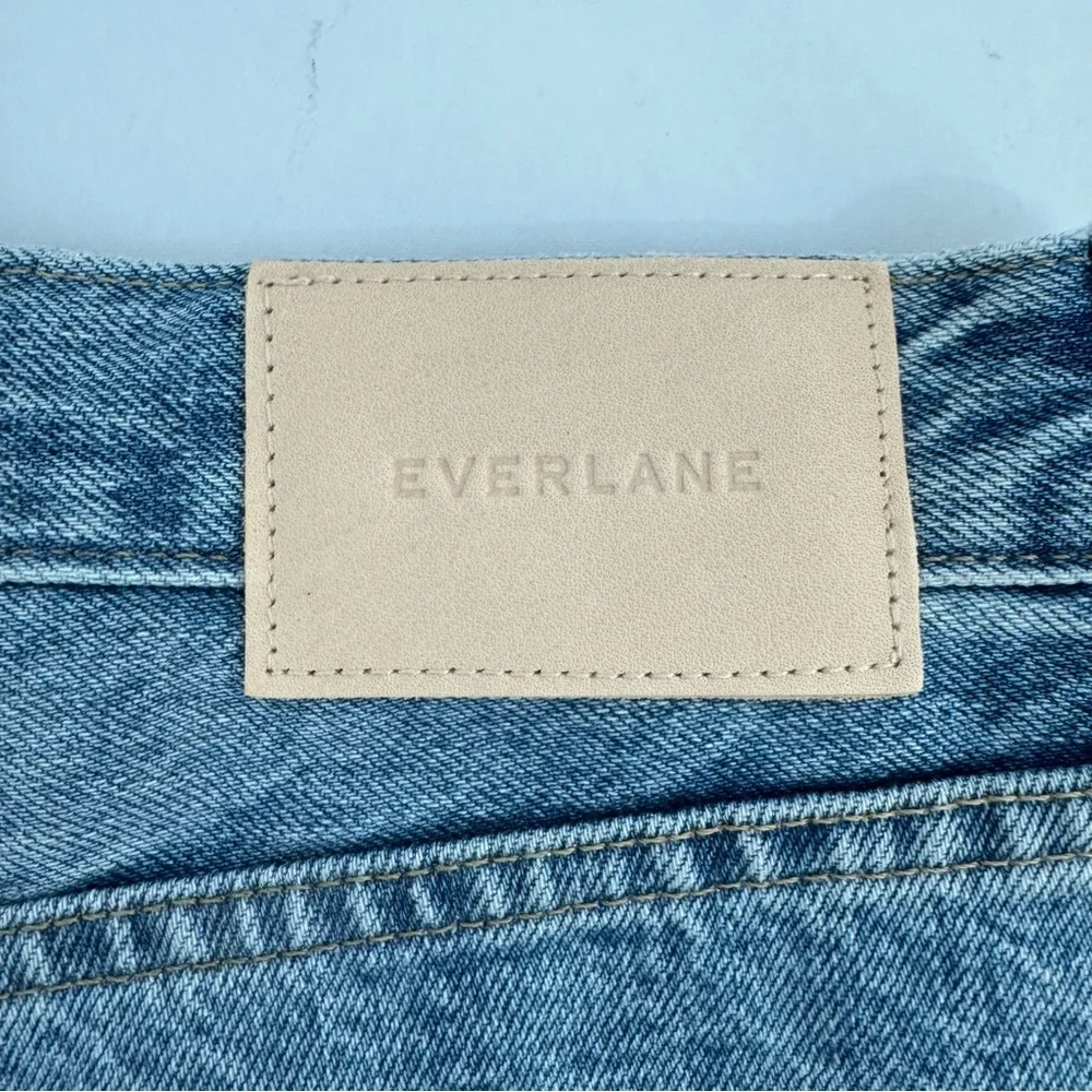 NWT EVERLANE the denim shorts organic cotton size 30 distressed womans shorts - Picture 4 of 11